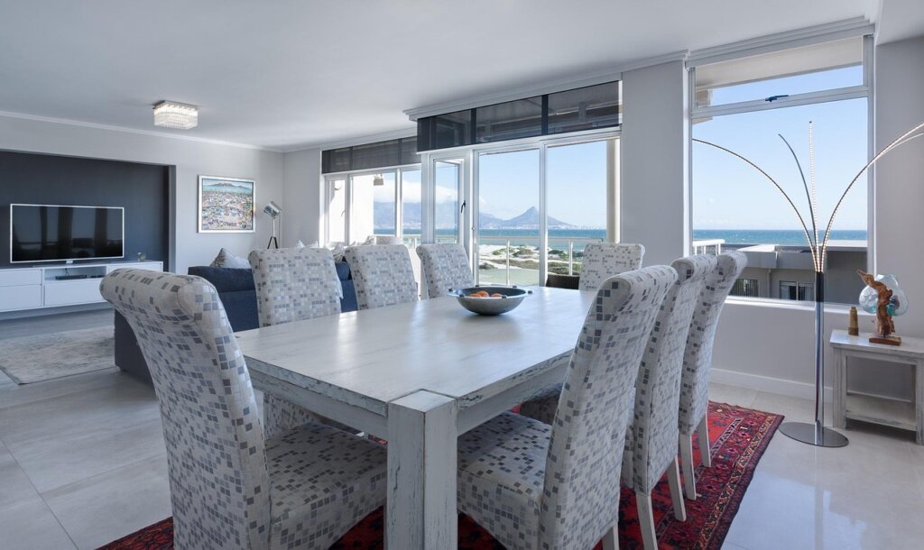 clean modern apartment with neatly maintained blinds