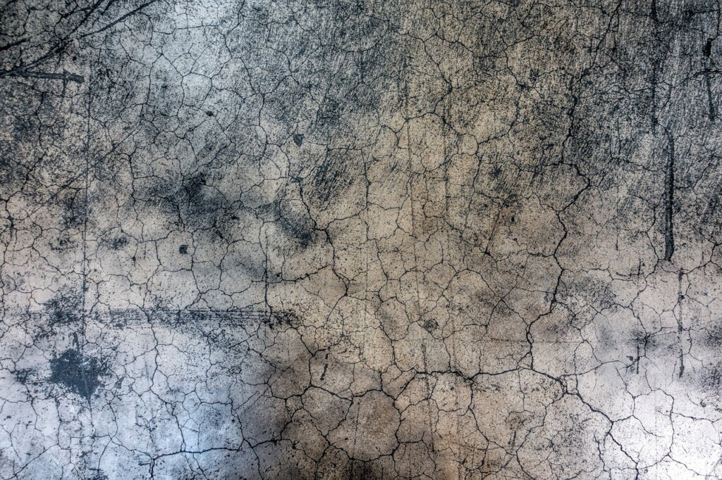 damaged plastic surface from using wrong solvent on tape residue