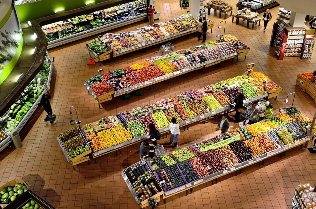 organized vegetable drawer with fresh produce neatly stored