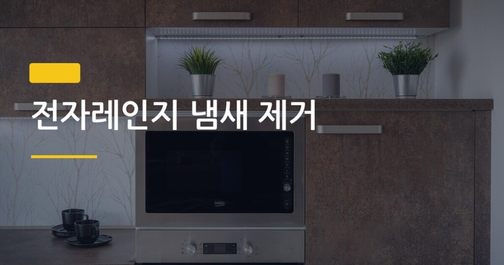 전자레인지 냄새 제거, 5분 만에 깔끔하게 끝내는 방법이 따로 있다