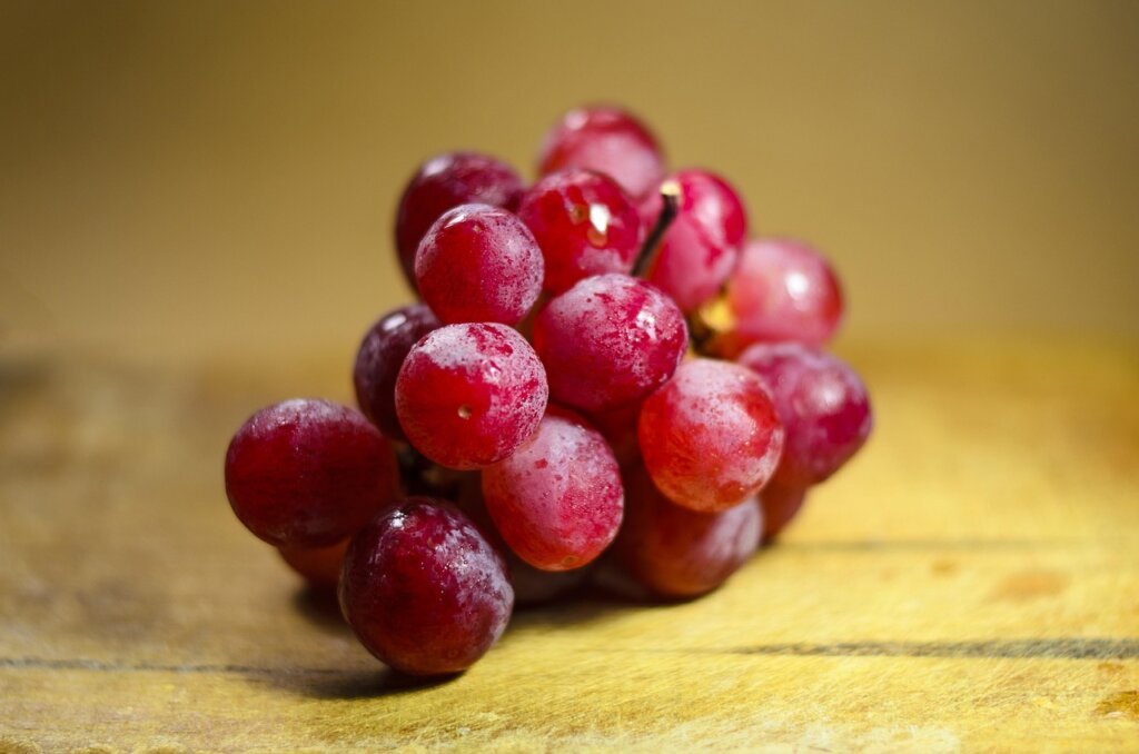 foods rich in vitamin B group on wooden board
