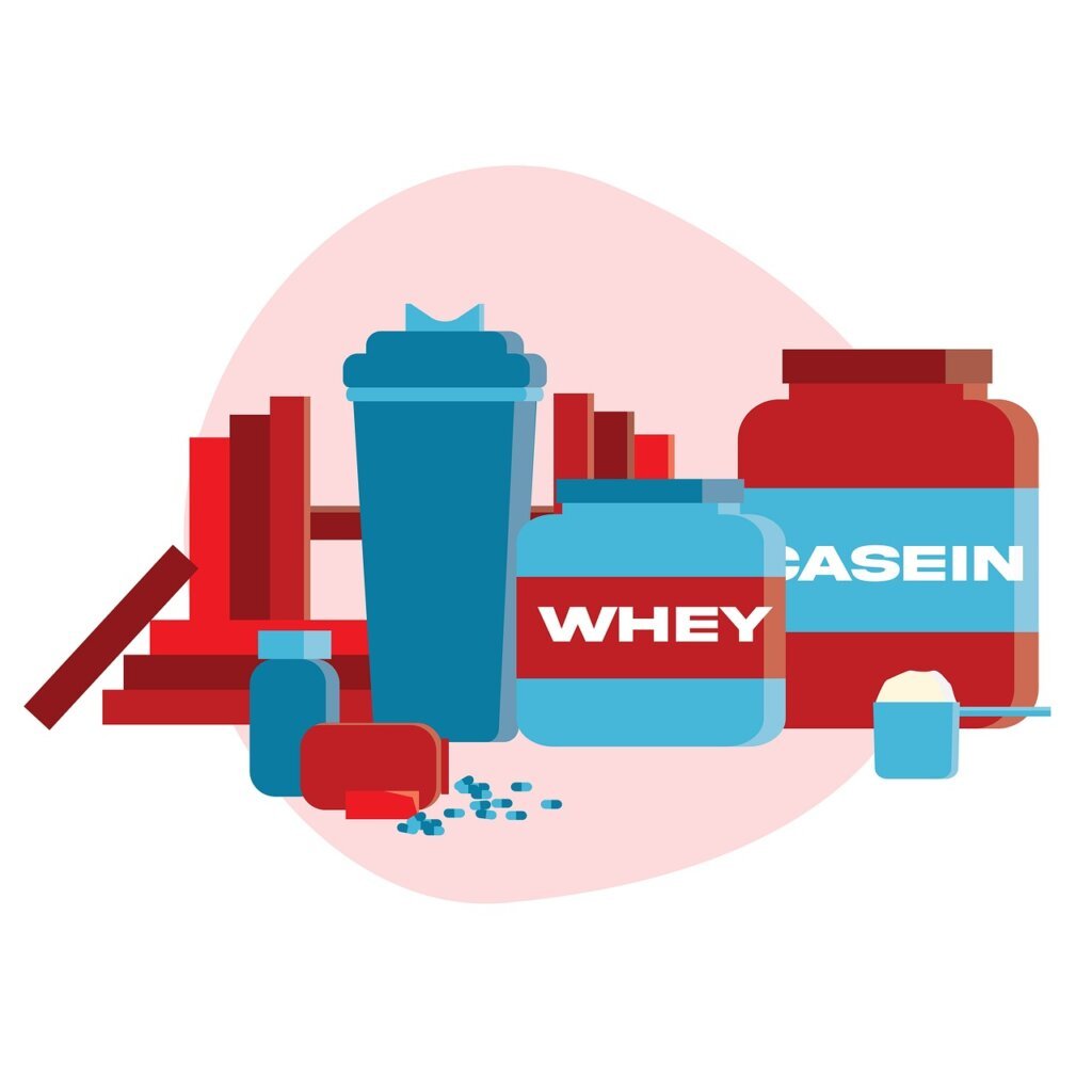 person drinking water with supplement powder in gym locker room